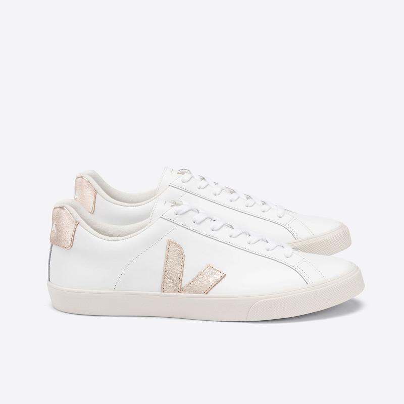 Zapatillas Veja Mujer Madrid - Esplar Tenis Blancas Cuero ES4626572